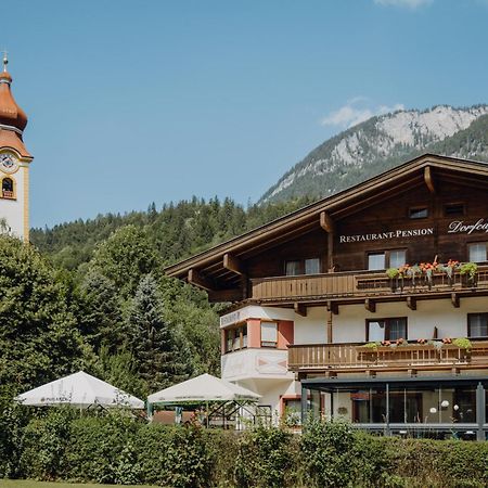 Dorfcafe Unken Hotelpension Swirtshaus Im Dorf Bagian luar foto